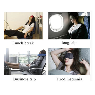 Imitated Silk Sleep Eye Mask – Portable Travel Eyepatch for Relaxation, Naps & Night Sleep – Comfortable, Breathable Eye Cover