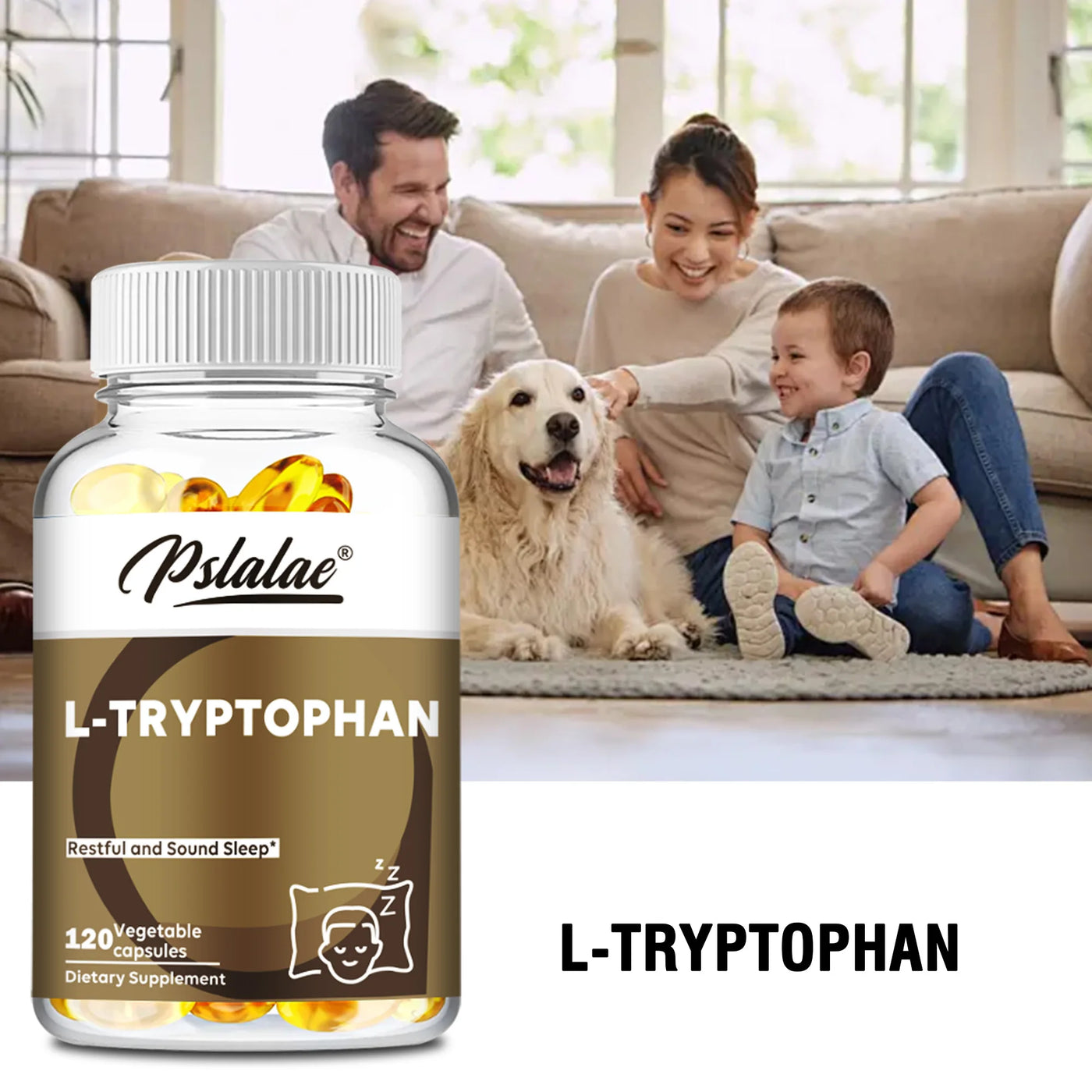 Psalae L-Tryptophan + Magnesium – Natural Sleep & Mood Support