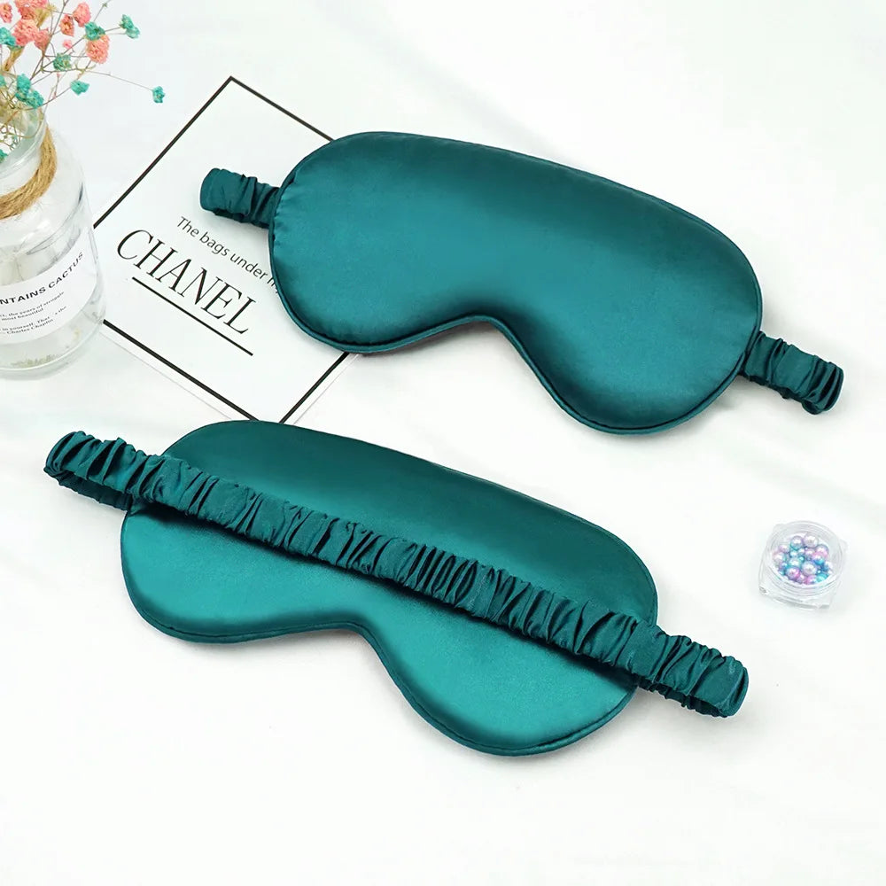 Imitated Silk Sleep Eye Mask – Portable Travel Eyepatch for Relaxation, Naps & Night Sleep – Comfortable, Breathable Eye Cover