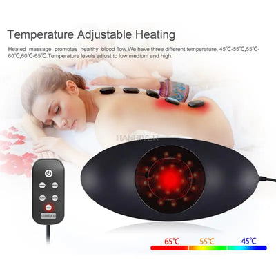 Electric Lumbar Traction Massager | Heated Back Pain Relief with Vibration, Air Stretch & Pulse Therapy – FDA Approved