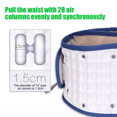 "Inflatable Back Decompression Belt – Lumbar Traction Device for Instant Back Pain Relief"