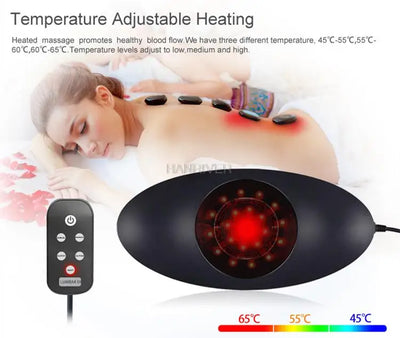 Electric Lumbar Traction Massager | Heated Back Pain Relief with Vibration, Air Stretch & Pulse Therapy – FDA Approved