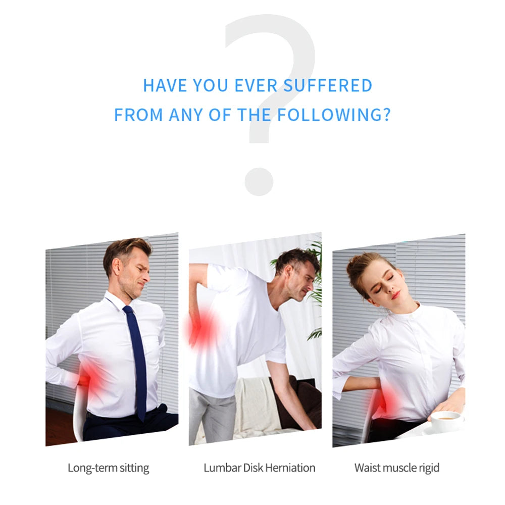 "Inflatable Back Decompression Belt – Lumbar Traction Device for Instant Back Pain Relief"