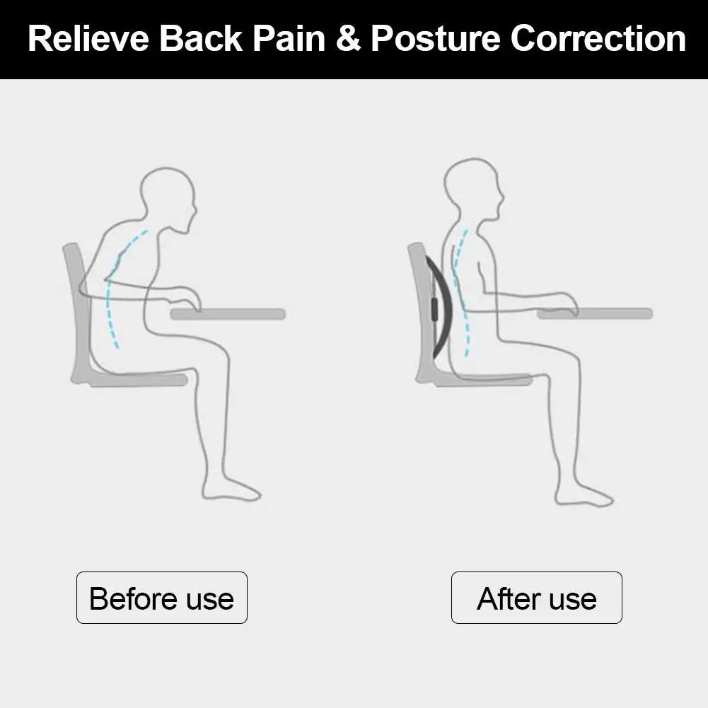 Back Stretcher Massage Equipment – Lumbar Support Device for Effective Back Pain Relief, Adjustable Self-Massage Stretching Tool