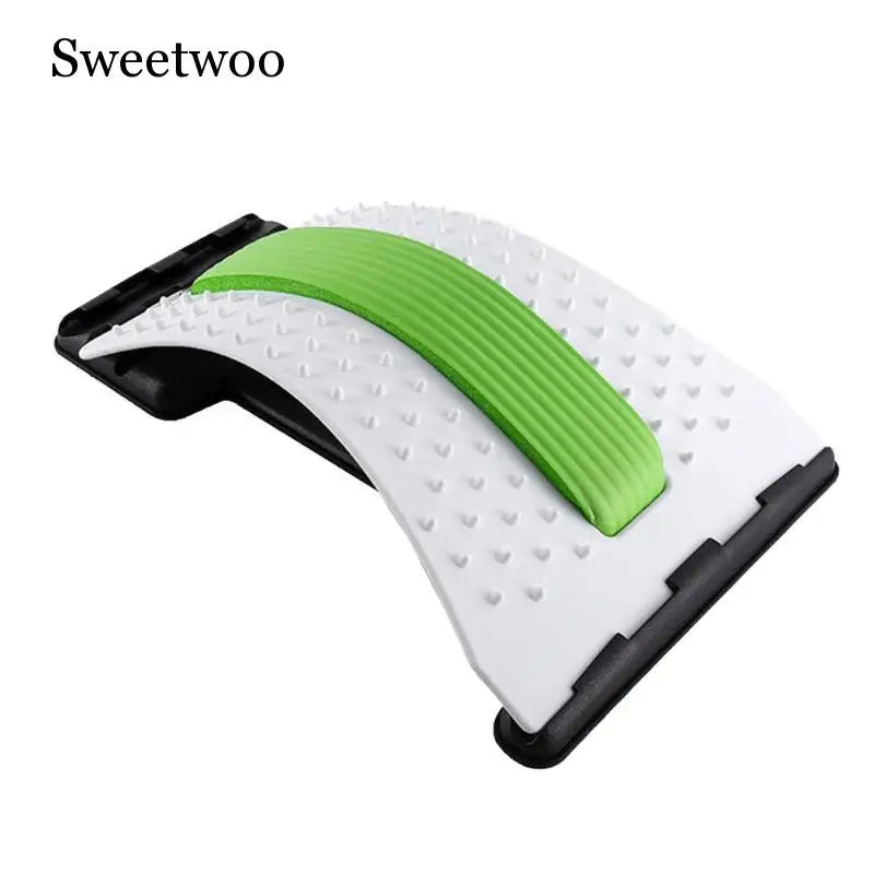 Spine Pain Relief Lumbar Traction Device – Back Stretching & Massage Board for Posture Correction and Disc Herniation Prevention