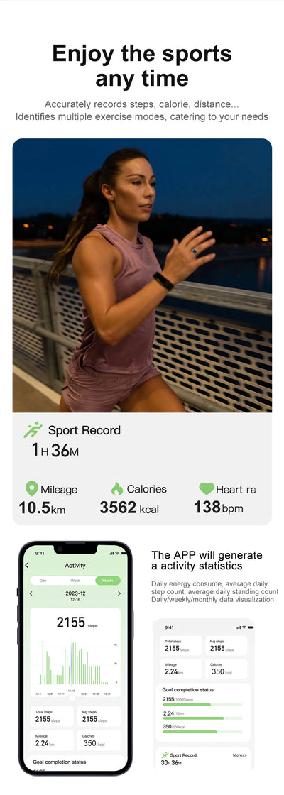 "COLMI R02 Smart Ring – Military Grade Titanium, Health Monitoring, Waterproof, Multi-Sport Modes"