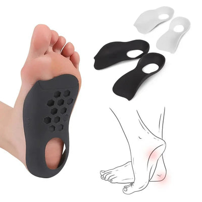 XO-Legs Orthotic Insoles for Flat Feet – Arch Support Pad for Plantar Fasciitis – Shock Absorbing Sole Insert for Foot Care