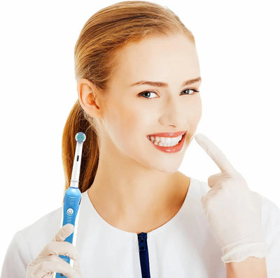 "Replacement Brush Heads for Oral-B Electric Toothbrush – Fits Power, Pro Health, Triumph, & More – 4/8/16pcs"