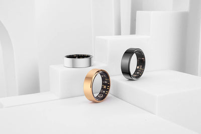2024 COLMI R02 Smart Ring with Charging Case – 39 Days Battery Life, Health Monitor, 5ATM Waterproof for Men & Women