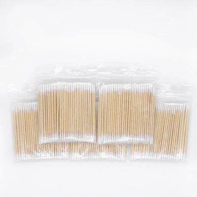 100/300pcs Double Head Cotton Swabs – Premium Makeup & Cleaning Buds for Nose, Ears, and Health Care