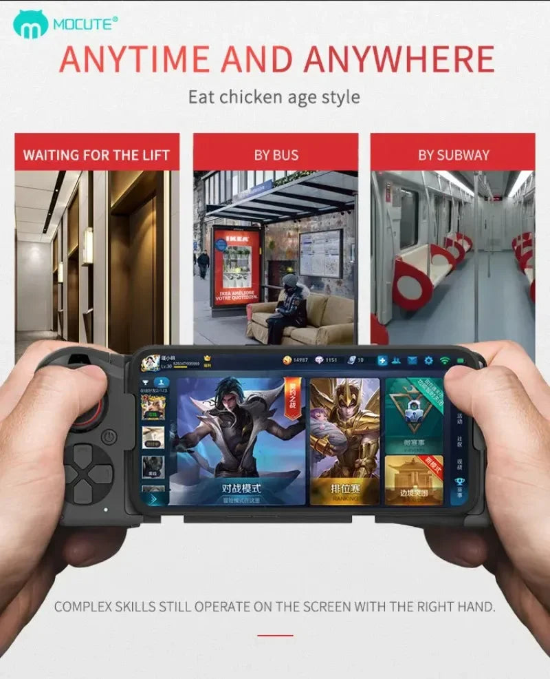 Total Control in Your Pocket — Meet the MOCUTE-058 Wireless Gamepad  Tired of sloppy touchscreen controls? MOCUTE-058 isn’t just a gamepad — it’s your secret weapon. Whether you're on Android, iOS, or even PC… you're walking into battle with an edge