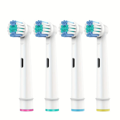 "Replacement Brush Heads for Oral-B Electric Toothbrush – Fits Power, Pro Health, Triumph, & More – 4/8/16pcs"