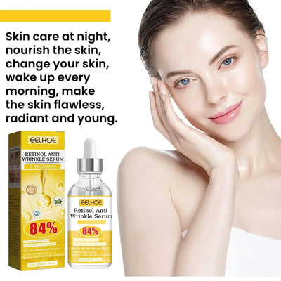 Anti-aging serum with hyaluronic acid for glowing skin