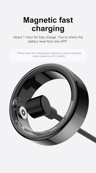 "COLMI R02 Smart Ring – Military Grade Titanium, Health Monitoring, Waterproof, Multi-Sport Modes"