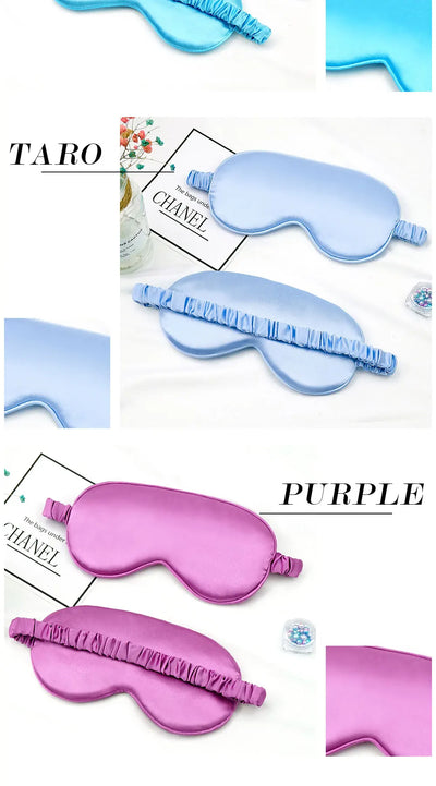 Imitated Silk Sleep Eye Mask – Portable Travel Eyepatch for Relaxation, Naps & Night Sleep – Comfortable, Breathable Eye Cover
