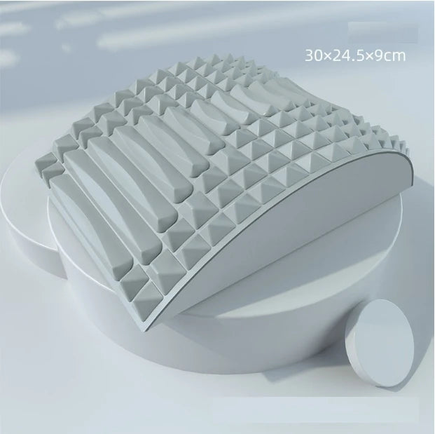 "Back Stretcher for Lower Back Pain Relief – Spine Aligner, Lumbar Decompression Massager for Sciatica & Herniated Discs"