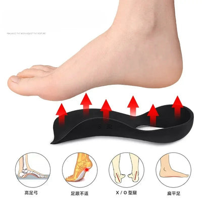XO-Legs Orthotic Insoles for Flat Feet – Arch Support Pad for Plantar Fasciitis – Shock Absorbing Sole Insert for Foot Care
