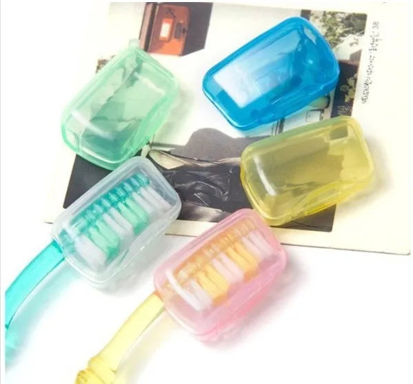 5Pcs/Set Portable Toothbrush Cover Holder – Germproof Toothbrush Protector Case for Travel, Hiking & Camping