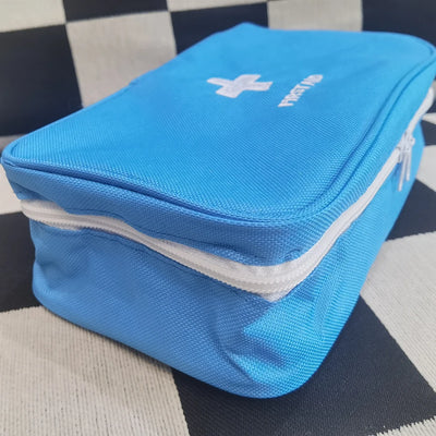 Portable First Aid Kit Bag – Health Medicine Storage Emergency Kit – Oxford Cloth Travel Medical Bag for Outdoor & Travel Use (Red)
