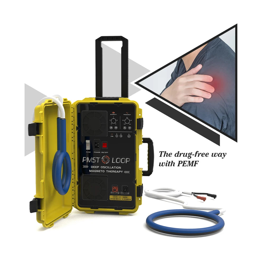 PEMF Hugo PMST Magnetic Therapy Device – Fast and Easy Low Back Pain Relief at Home or Clinic