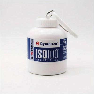 100ML Mini Portable Protein Container Bottle – Outdoor Sports Powder Bottle with Whey Keychain & Health Funnel