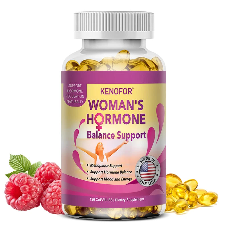 Balance Your Hormones & Feel Like You Again – Kenofor Menopause Support (120 Capsules)