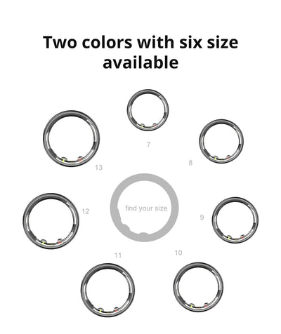 "COLMI R10 Smart Ring with Charging Case – Health & Sleep Monitor, 5ATM Waterproof, Multi-Sport Modes"