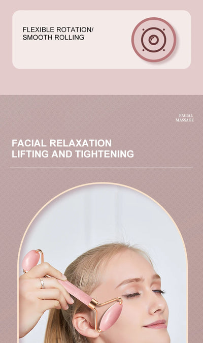 Resin Facial Roller for Face, Neck & Eyes – Health Care Scraping Board for Muscle Relaxation, Beauty & Skincare Tools