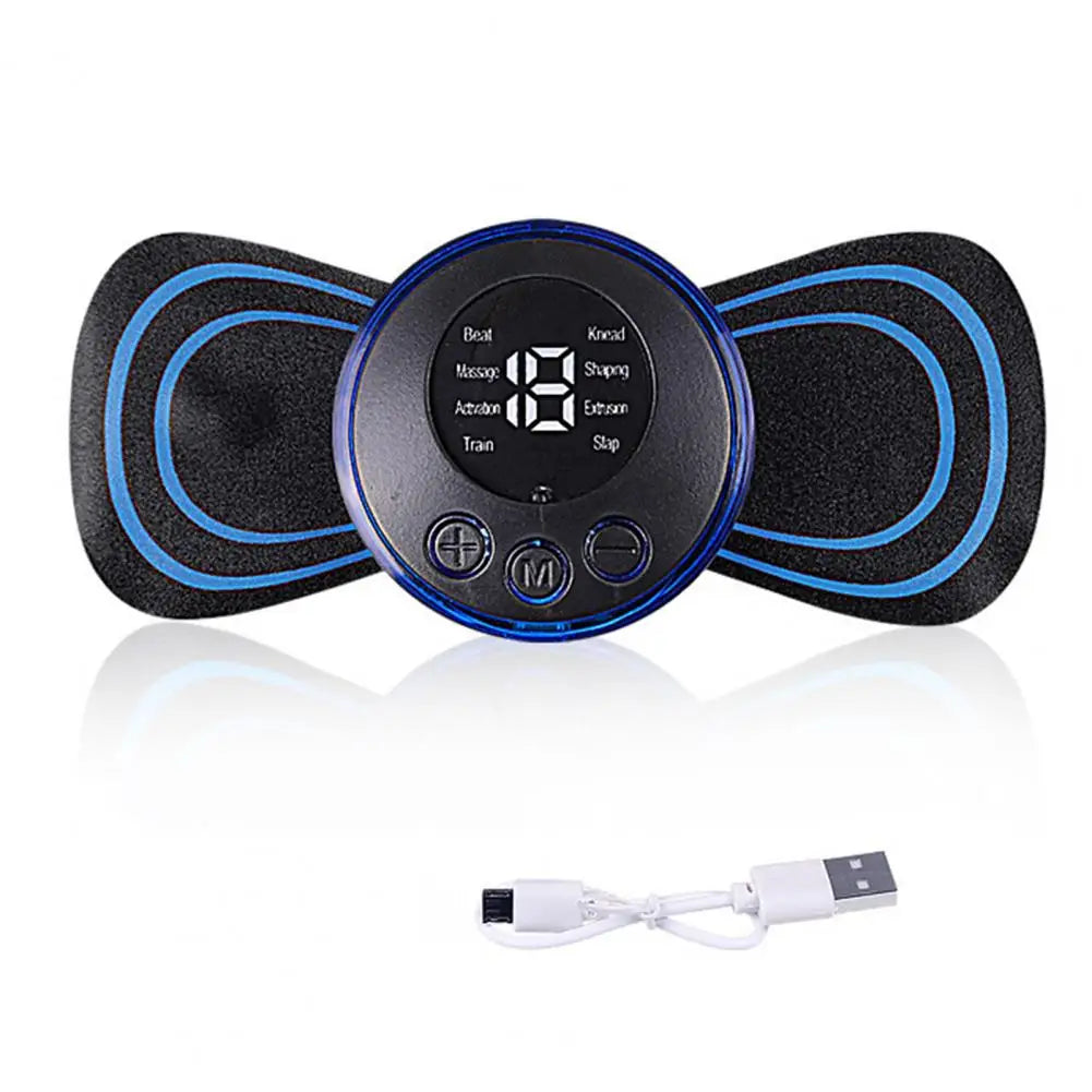 "Full Body Pain Relief in Your Pocket – Mini Massager Machine with 8 Modes & 19 Frequency Levels for Muscle Relaxation, Rechargeable & Compact"