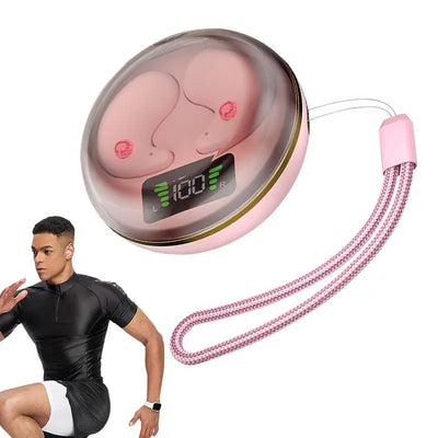 Invisible Bluetooth Earbuds with Charging Case – BY-8 Semi In-Ear Wireless Sleep Headphones for Yoga, Travel, and Relaxation