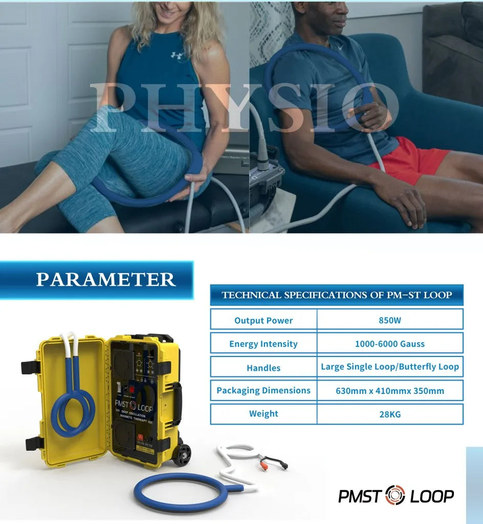 PEMF Hugo PMST Magnetic Therapy Device – Fast and Easy Low Back Pain Relief at Home or Clinic