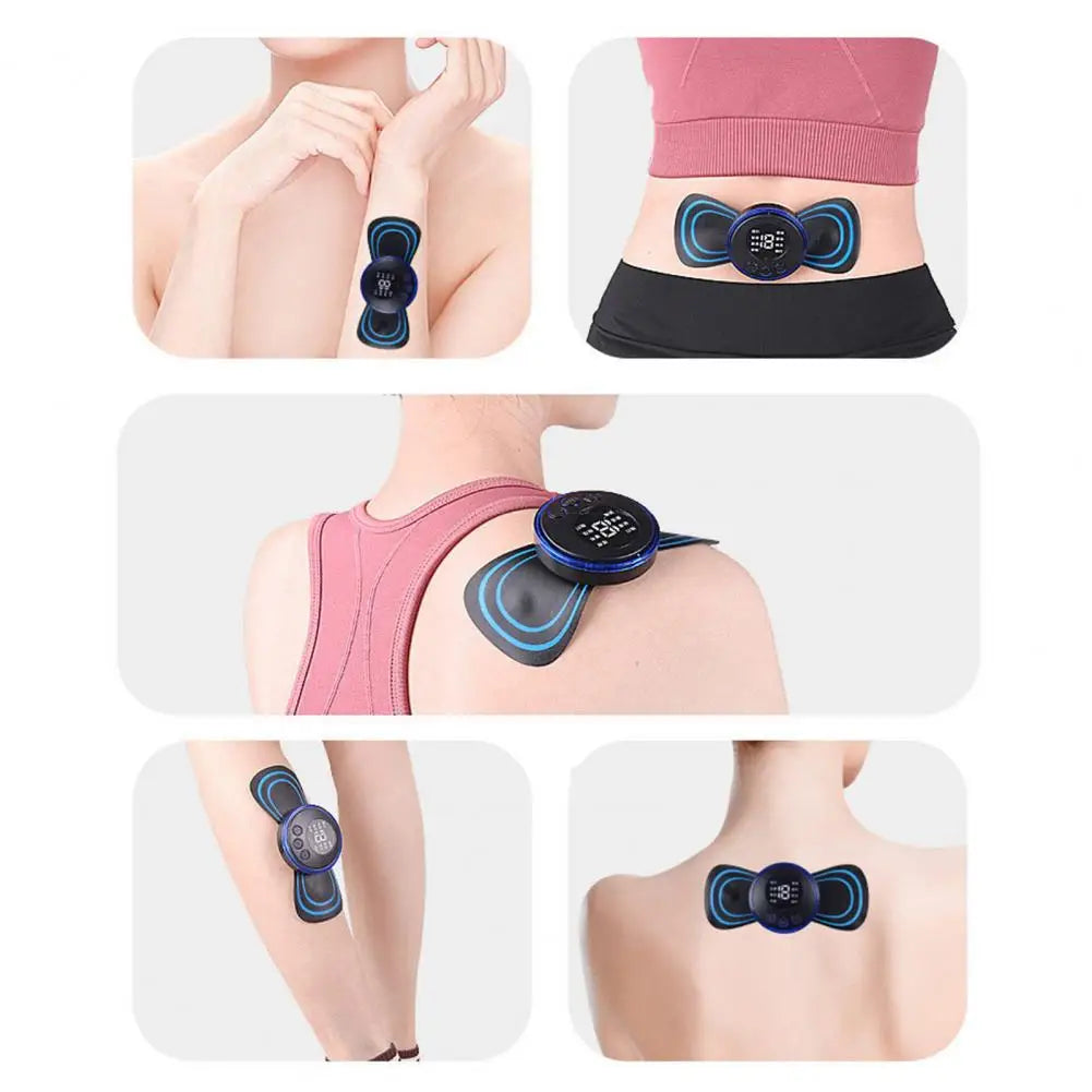 "Full Body Pain Relief in Your Pocket – Mini Massager Machine with 8 Modes & 19 Frequency Levels for Muscle Relaxation, Rechargeable & Compact"