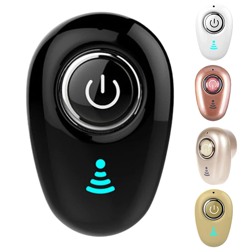 Invisible Single Ear Bluetooth 5.0 Headset | Ultra-Light, Wireless In-Ear Earbud for Music, Running & Relaxation