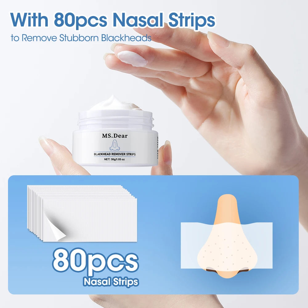 Say Goodbye to Blackheads: LANBENA's Deep Cleansing Pore Strips for Radiant Skin!