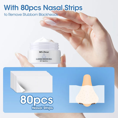 Say Goodbye to Blackheads: LANBENA's Deep Cleansing Pore Strips for Radiant Skin!