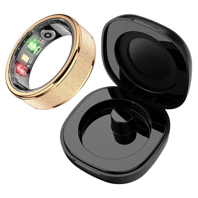 COLMI R10 Smart Ring – Health & Sleep Monitor with Charging Case, 5ATM Waterproof, Compatible with Xiaomi Phones – Activity Tracker for Men & Women