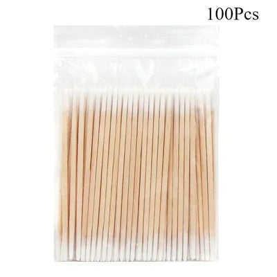 100/300pcs Double Head Cotton Swabs – Premium Makeup & Cleaning Buds for Nose, Ears, and Health Care