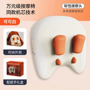 6D Electric Neck Massager Pillow – Shiatsu Cervical Traction & Heating Device for Neck and Back Pain Relief