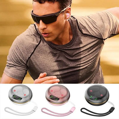 Invisible Bluetooth Earbuds with Charging Case – BY-8 Semi In-Ear Wireless Sleep Headphones for Yoga, Travel, and Relaxation