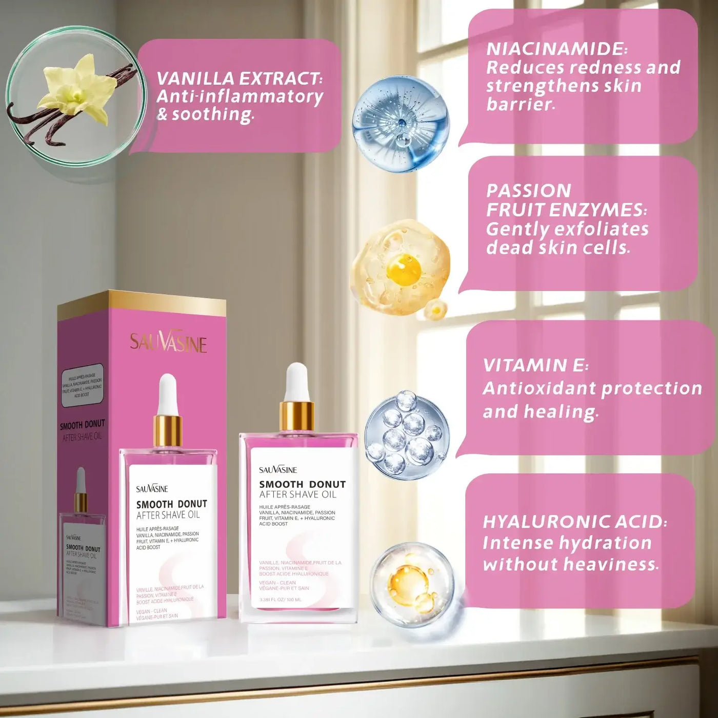 Goodbye Razor Bumps: The Ultimate 100ml After Shave Oil for Smooth, Bump-Free Skin!