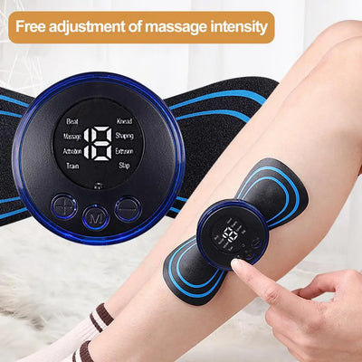 "Full Body Pain Relief in Your Pocket – Mini Massager Machine with 8 Modes & 19 Frequency Levels for Muscle Relaxation, Rechargeable & Compact"