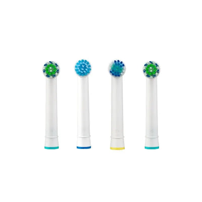 4pcs Replacement Brush Heads for Oral-B Electric Toothbrush – Compatible with Advance Power, Vitality, Precision Clean, Pro Health, Triumph, & 3D Excel