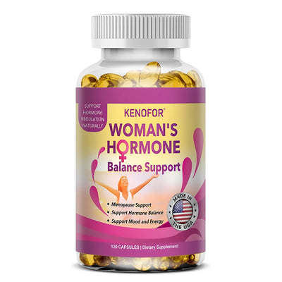 Balance Your Hormones & Feel Like You Again – Kenofor Menopause Support (120 Capsules)