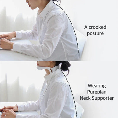 Posture Corrector Neck Brace – Cervical Traction Device for Neck Support and Pain Relief – Prevent Head Drooping and Improve Posture