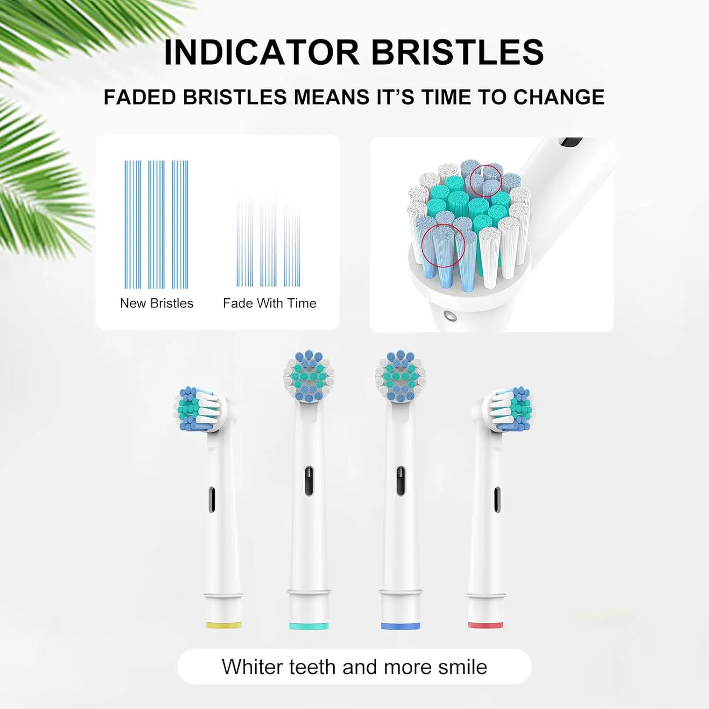 "Replacement Brush Heads for Oral-B Electric Toothbrush – Fits Power, Pro Health, Triumph, & More – 4/8/16pcs"